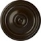 Ekena Millwork Reece Ceiling Medallion (Fits Canopies up to 6 3/4"), Hand-Painted Bronze, 21"OD x 1 1/4"P CM21REBZS - alternate 1